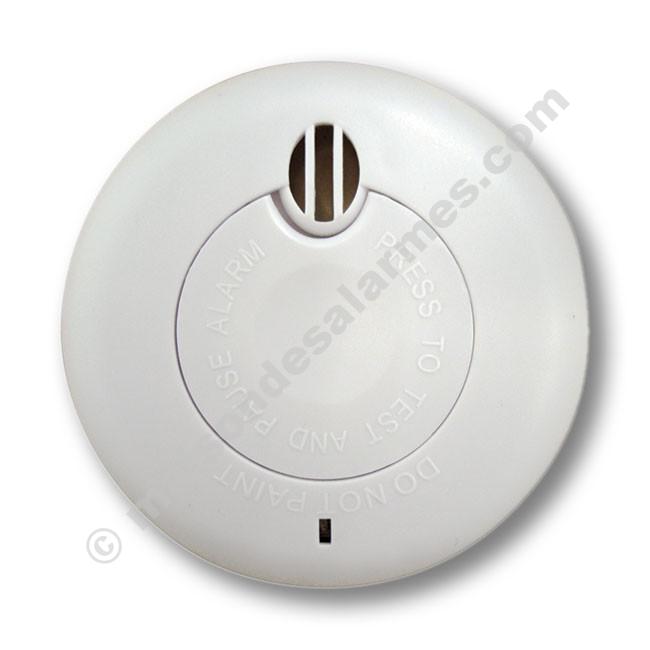 Détecteur de fumée pour la maison, détecteur de fumée WiFi avec batterie  remplaçable, compatible avec l'application Wisualarm Home Security,  certifié TÜV conforme à la norme EN 14604 (lot de 1) : 